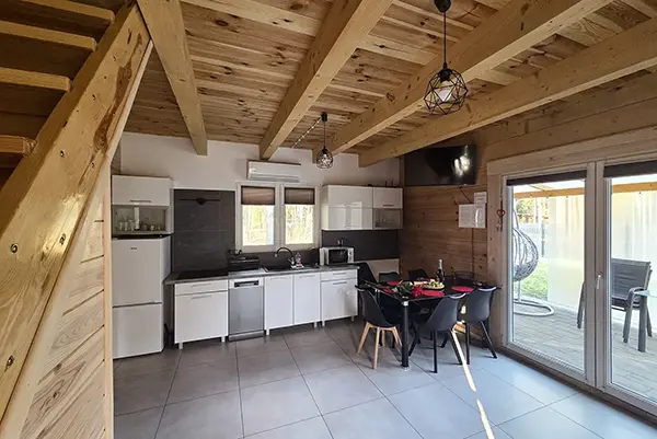 Zacisze - salon i kuchnia